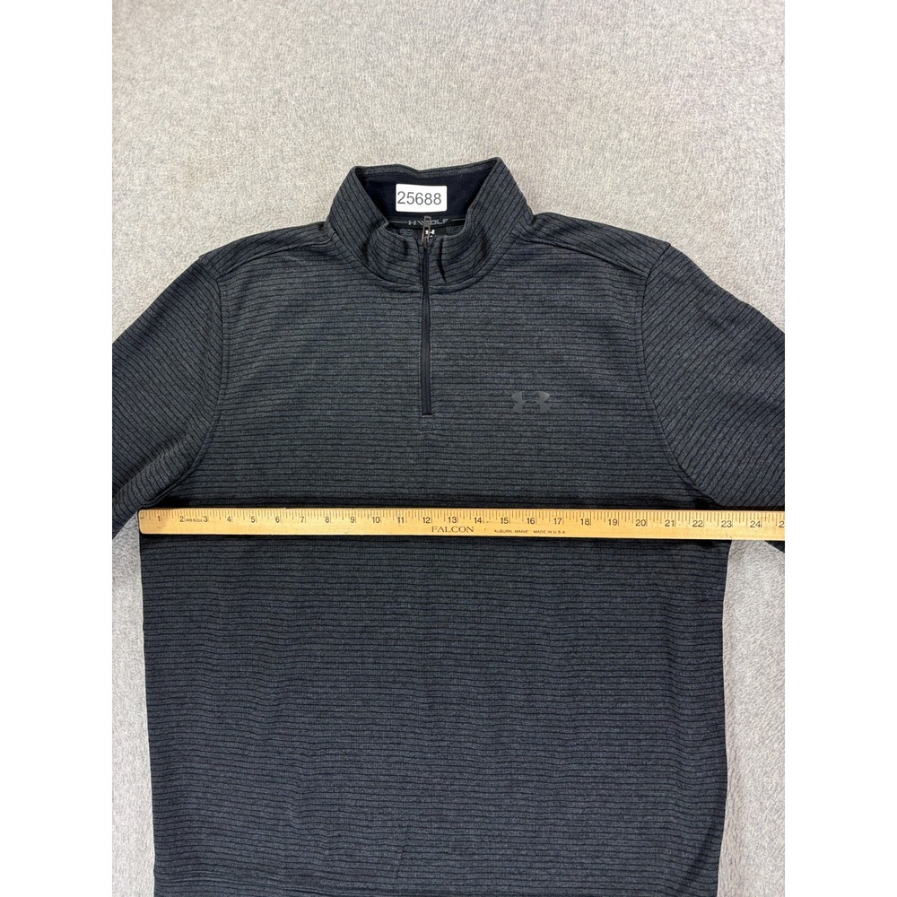 Under Armour STORM 1/4 Zip Midweight Golf Pullover (Men's XL) Gray - Picture 7 of 12